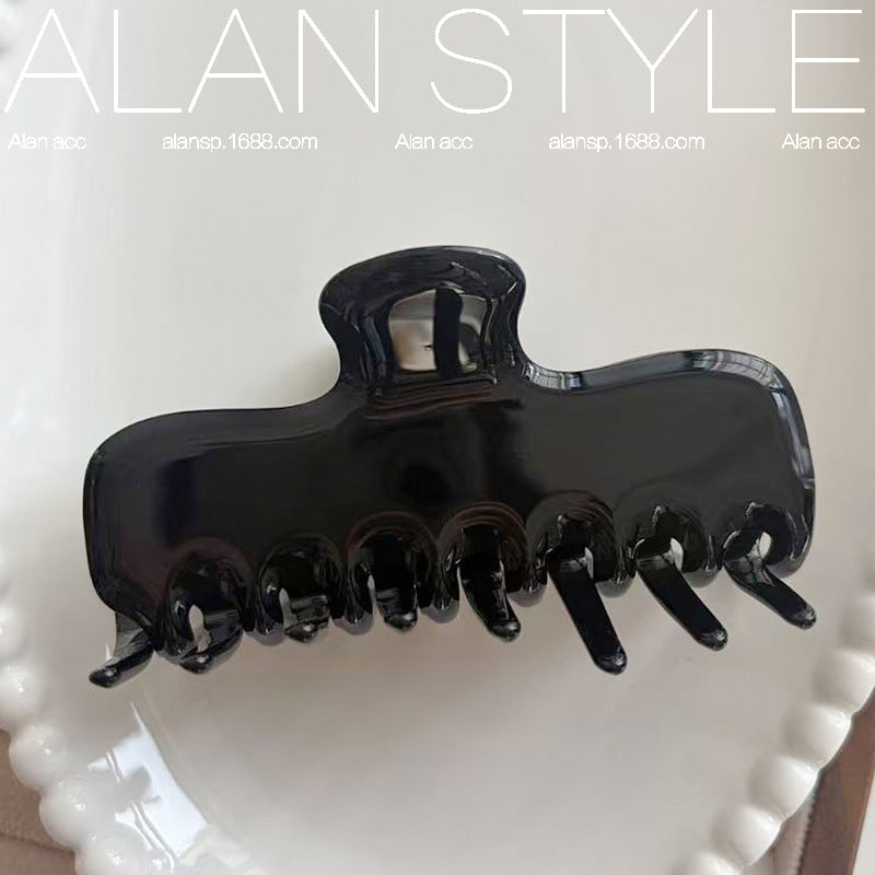 Solid Jelly Acetate Hair Clip