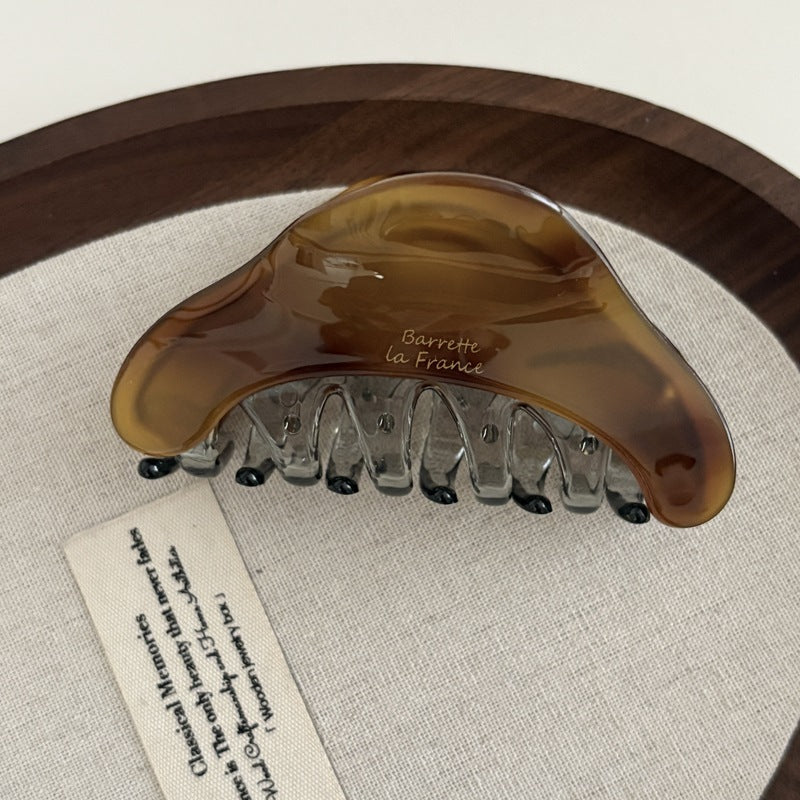 Vintage Acetate Triangle Hair Claw