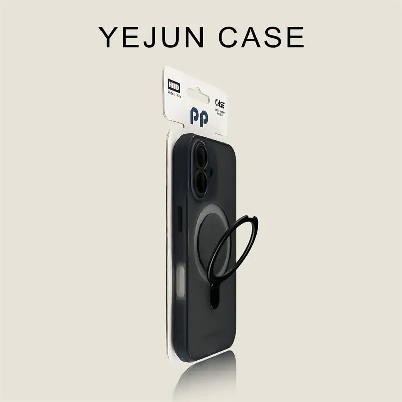 Magnetic Ring Holder iPhone Case with Lens Protection