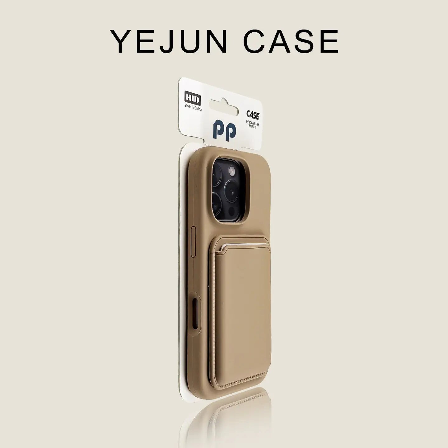 Silicone Magnetic Card Holder iPhone Case