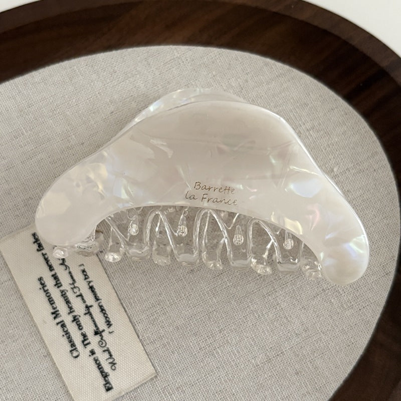 Vintage Acetate Triangle Hair Claw