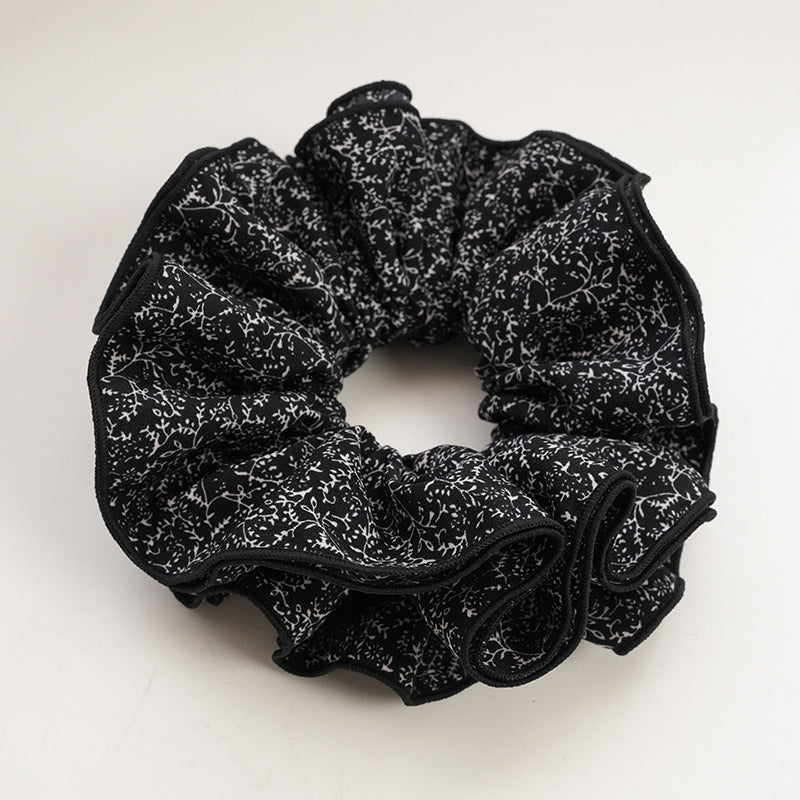 Luxury Floral Layered Scrunchie