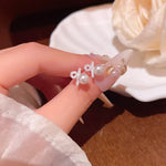 Pure Balance – S925 Silver Pearl Percent Earrings