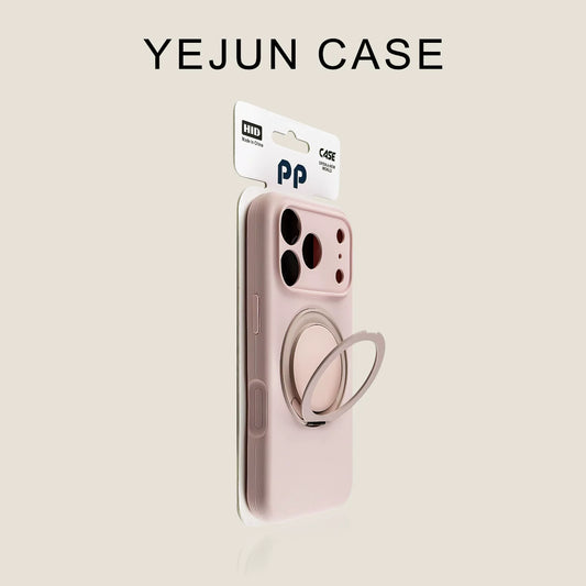 360° Rotating Stand Liquid Silicone Case