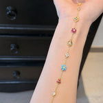 Colorful Flower Ladybug Jewelry Set