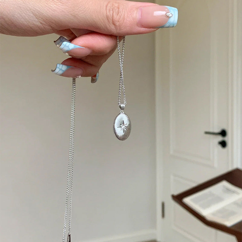 Stellar Bean – Matte Eight-Star Coffee Necklace