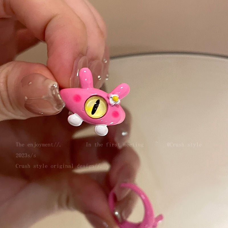 Cute Cartoon Alloy Ring