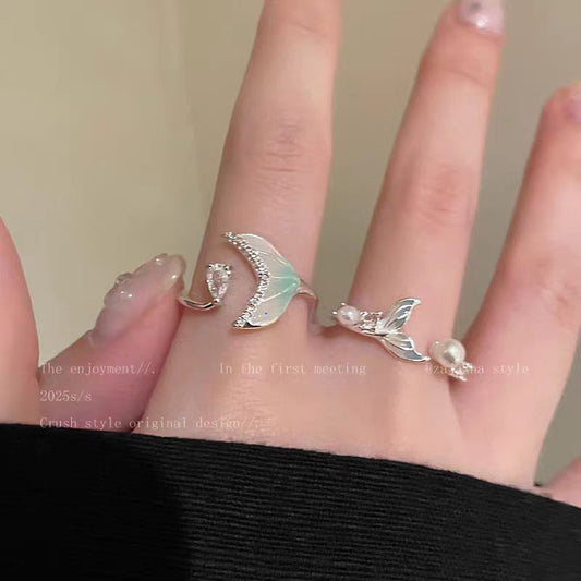Gradient Zircon Mermaid Ring
