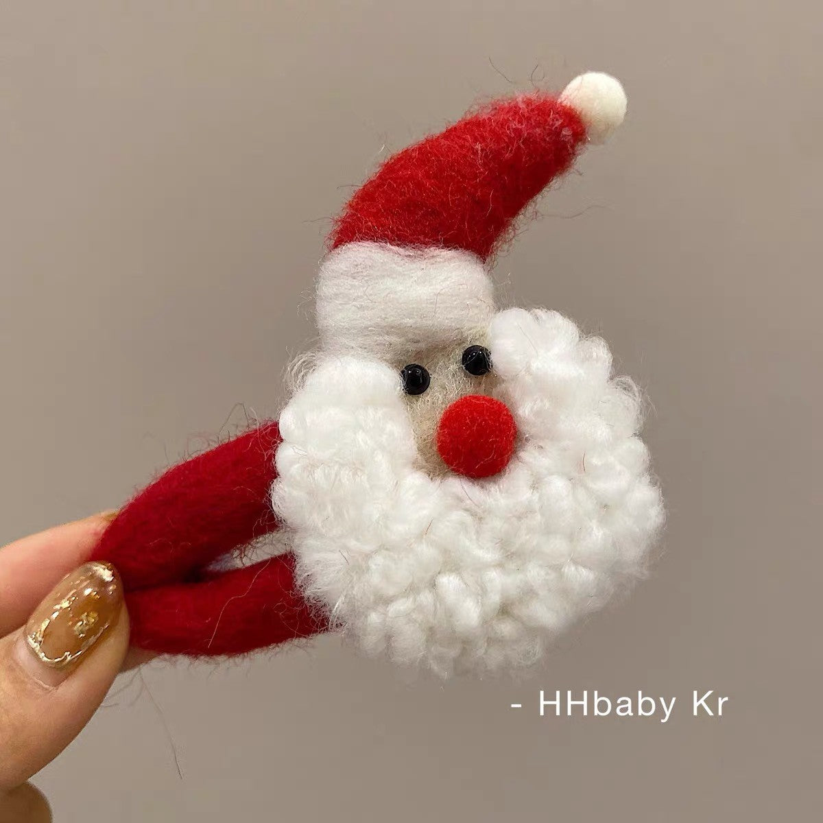 Red Christmas Hat Plush Headband
