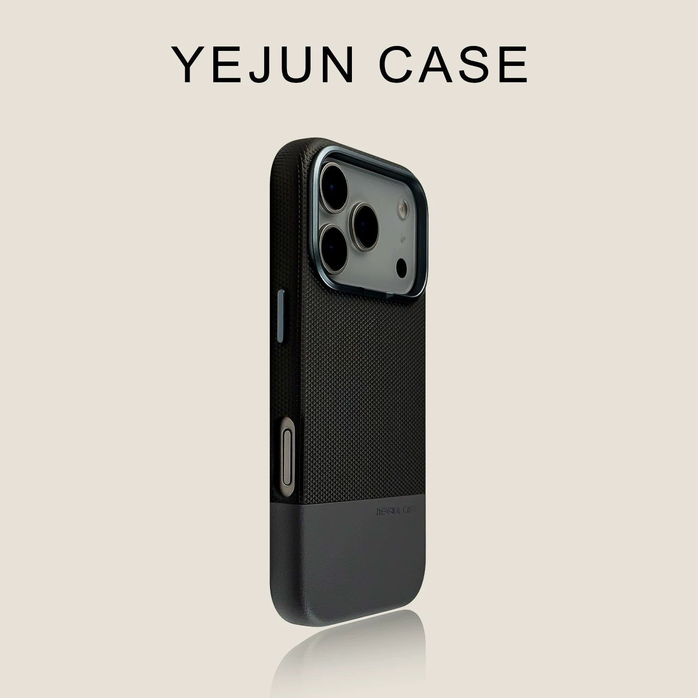 Desert Gold Dragon-Scale Leather Case