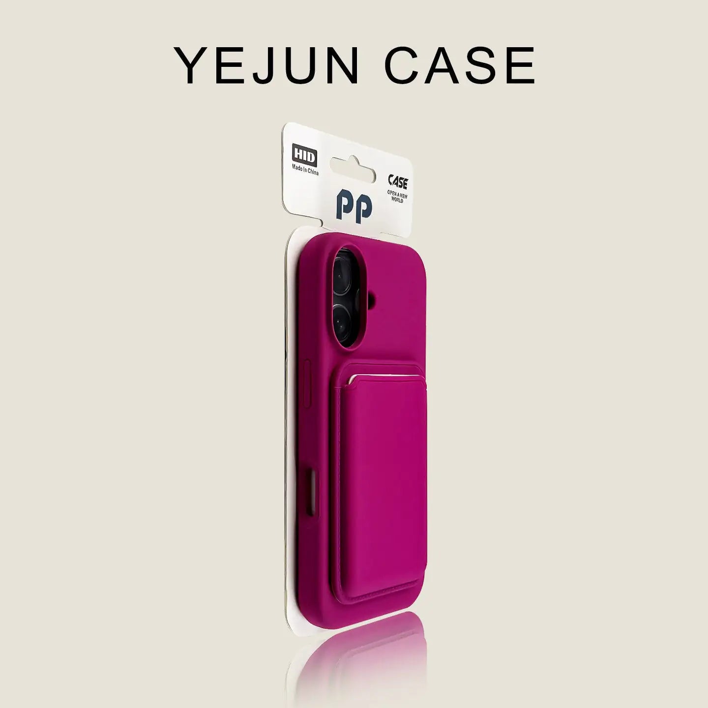 Silicone Magnetic Card Holder iPhone Case