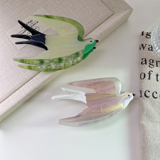 Swallow Acetate Claw Clip