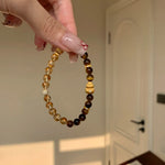 Tiger Eye Beaded Bracelet