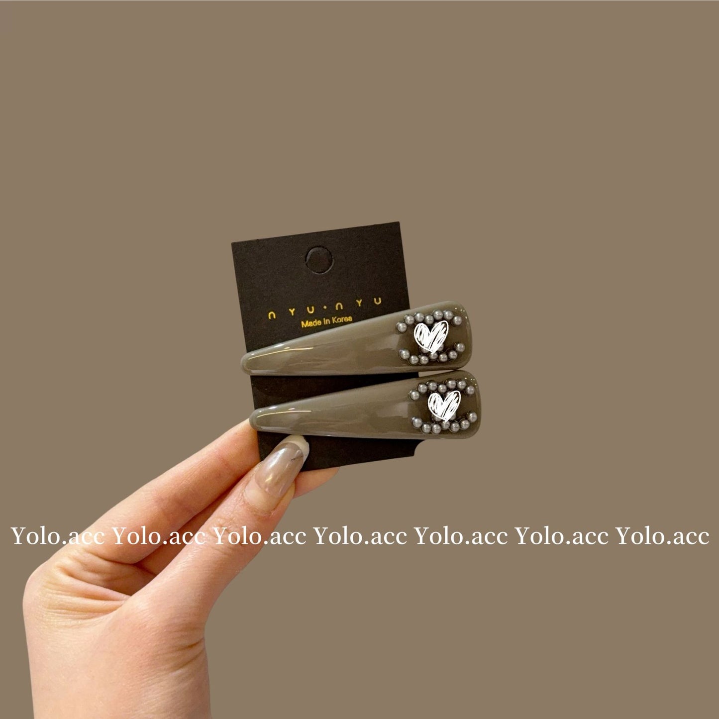 Pearl Triangle Chic Hair Clip