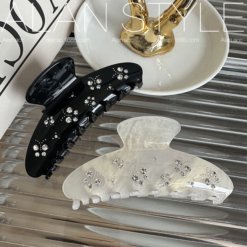 Star Rhinestone Acetate Hair Clip