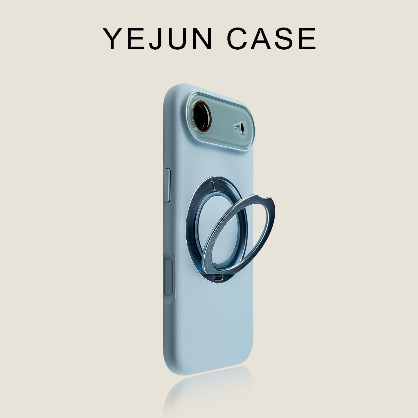 Lens Flip Cover Rotating Ring Holder iPhone Case