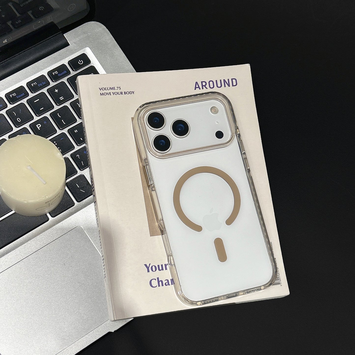 Colorful Magnetic Transparent iPhone Case