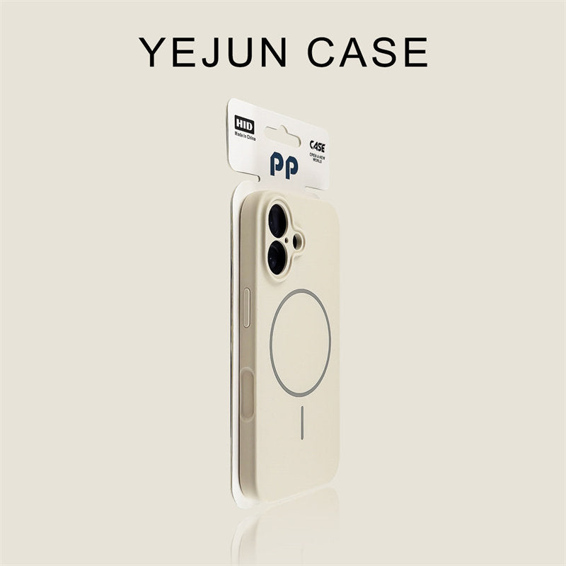 Color Block Magnetic Pop Grip iPhone Case