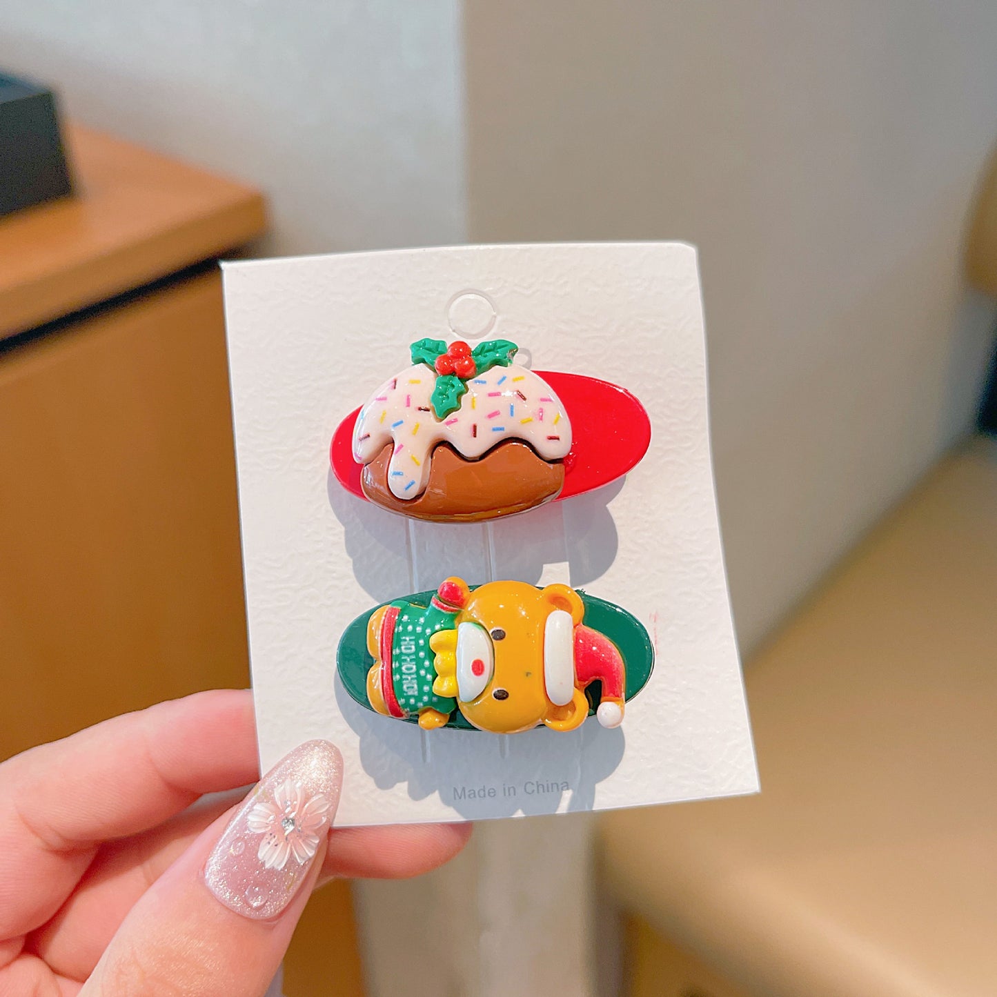 Christmas Bangs Hair Clip