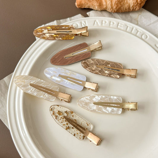 Acetate No-Trace Hair Clip