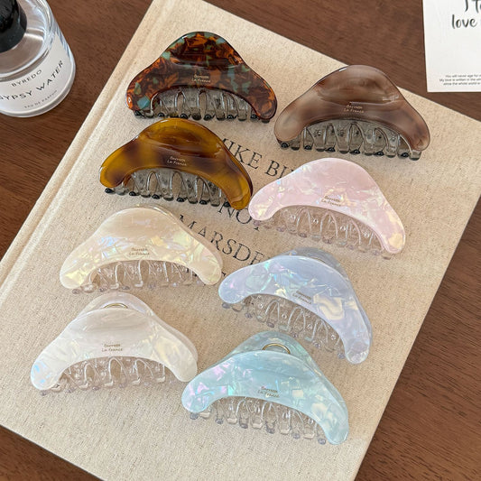 Iridescent Minimal Hair Claw