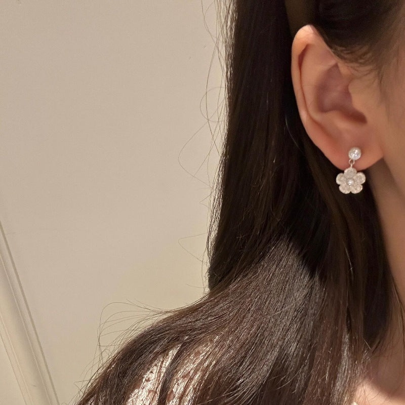 Pavé Bubble Flower Jewelry Set