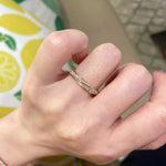 Infinity Spark – Mobius Diamond Ring