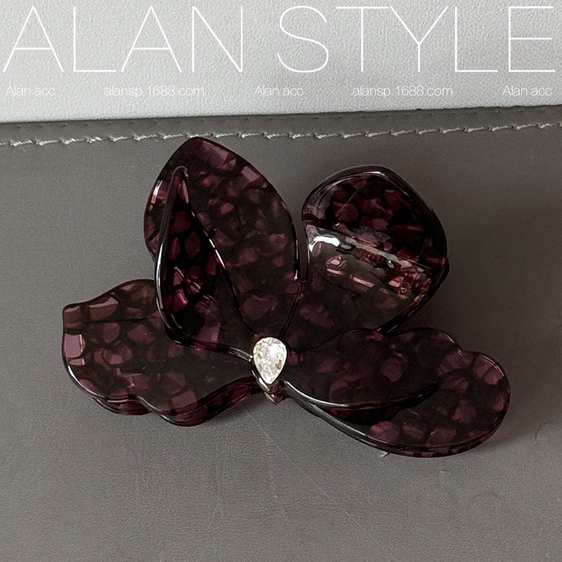 Bougainvillea Acetate Hair Clip