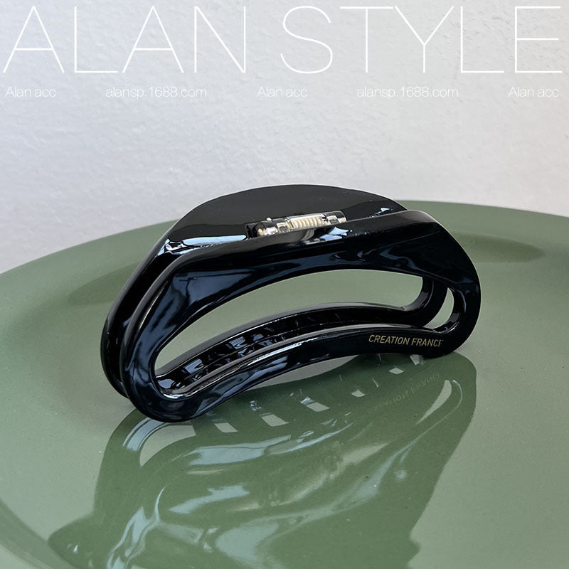 Large Tortoiseshell Acetate Hair Clip