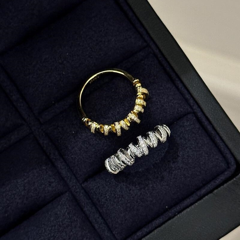 Ribbon Mirage — Irregular Twisted Ribbon Diamond Ring