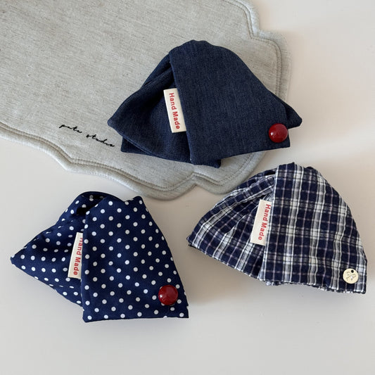 Fabric Bow Triangle Hair Claw