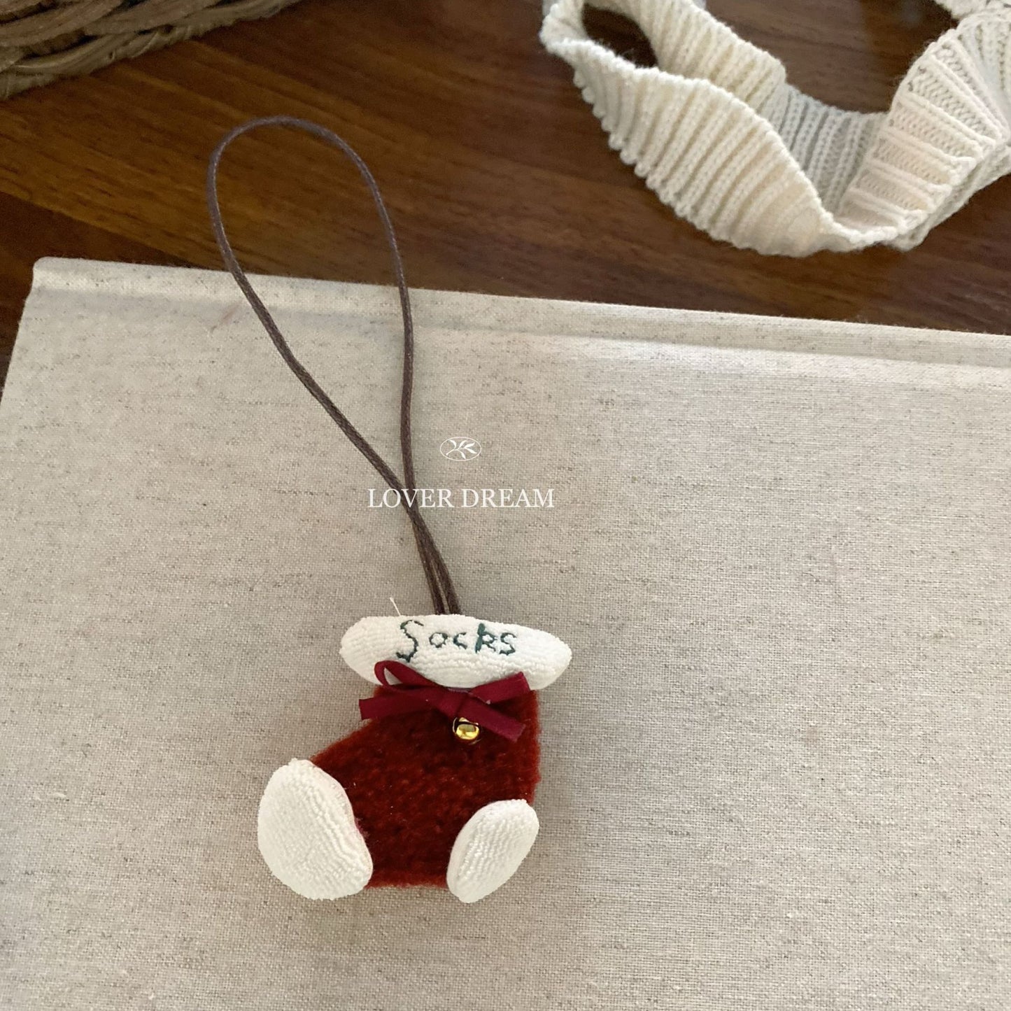 Red New Year Bear & Bunny Keychain