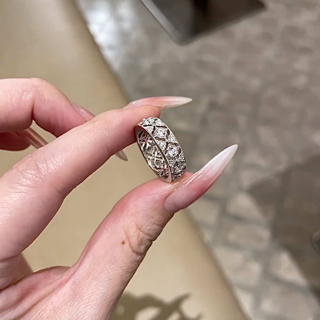 Floral Reverie — Vintage Openwork Flower Ring