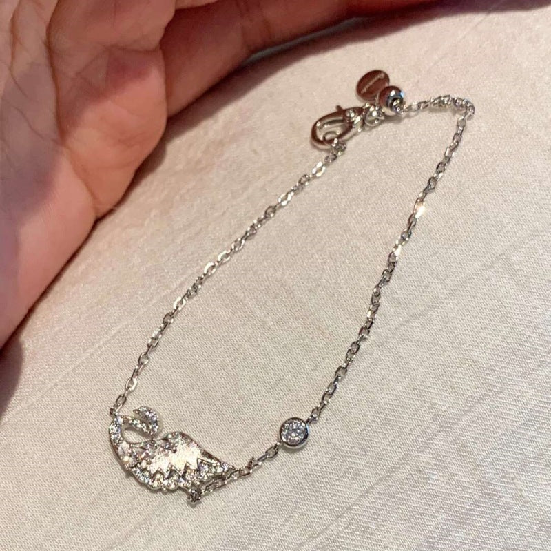 Brushed Swan Jewelry Set