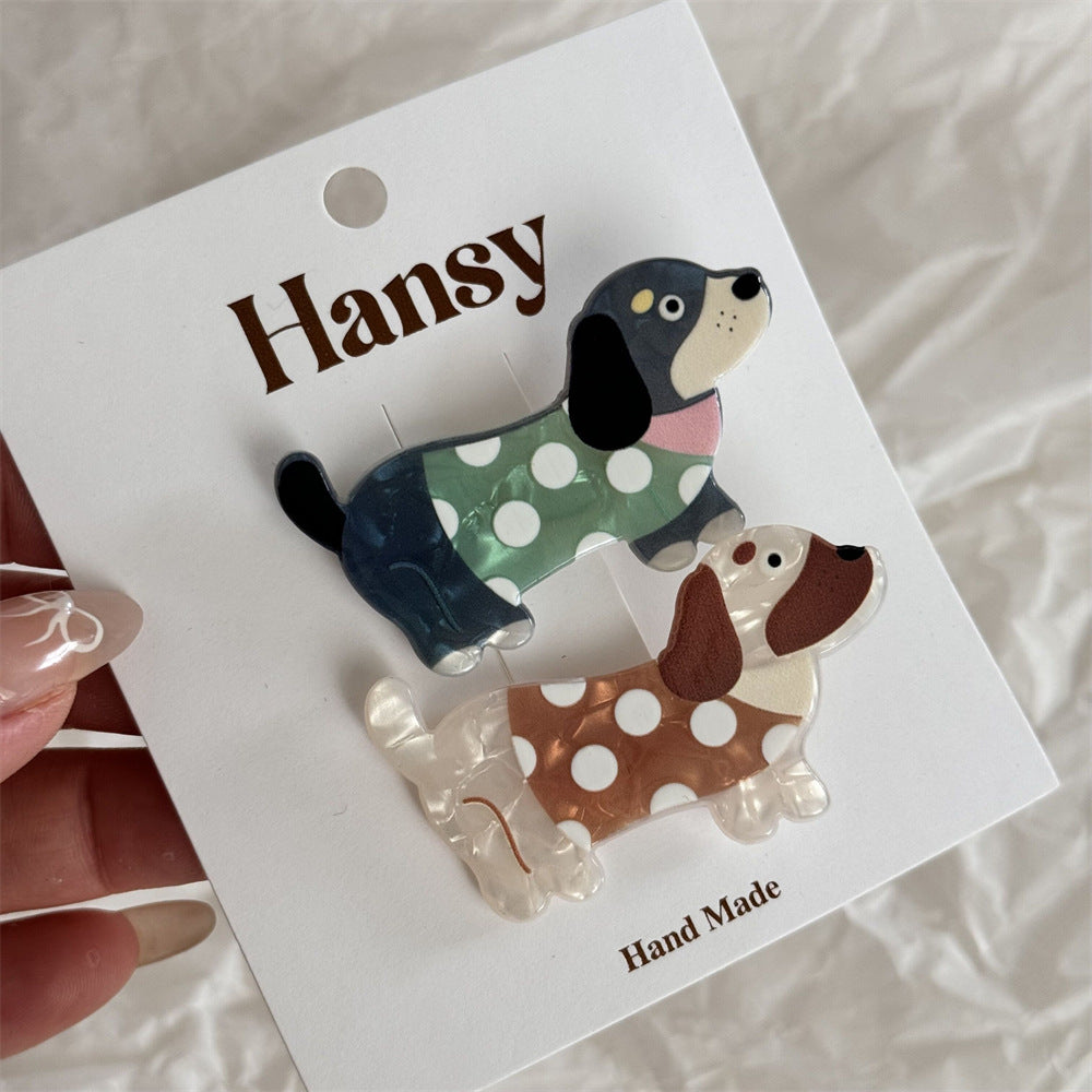 Cute Cat & Dog Hair Clip Set