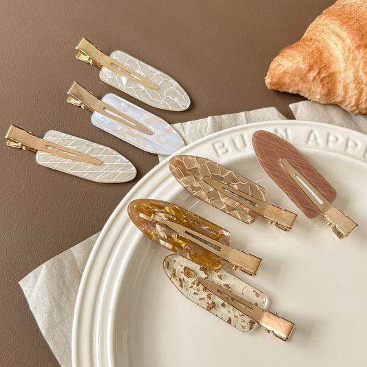 Acetate No-Trace Hair Clip