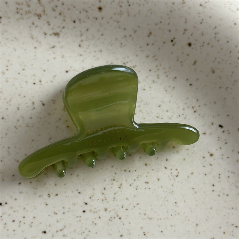 Mini Gold-Acetate Hair Claw