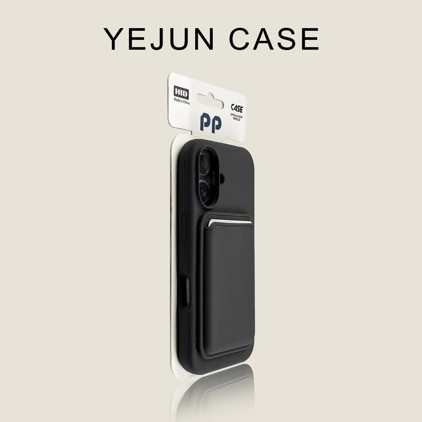 Silicone Magnetic Card Holder iPhone Case