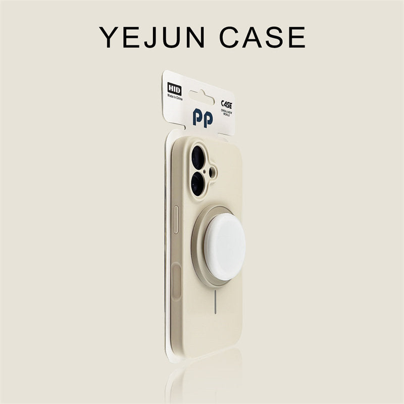 Color Block Magnetic Pop Grip iPhone Case