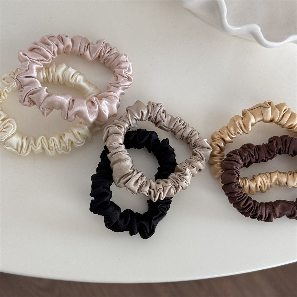 Silk Fabric Mini Hair Tie