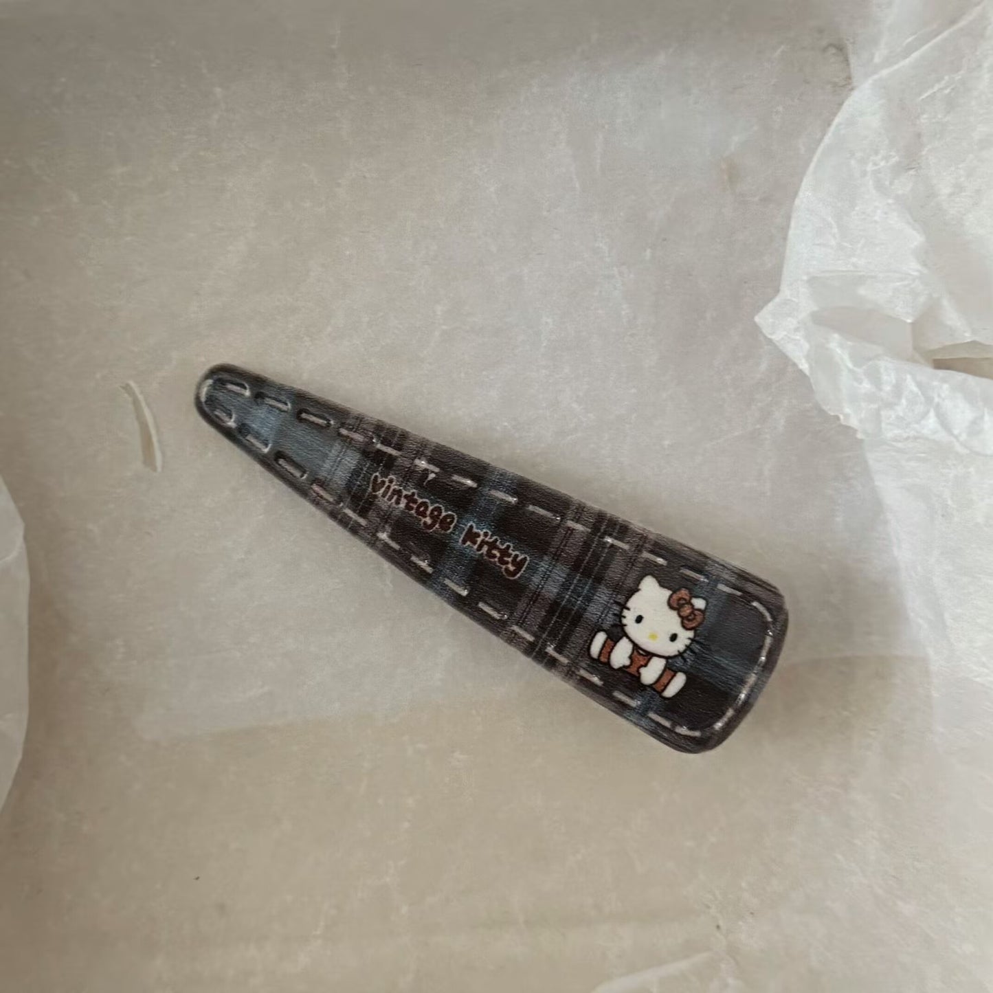 Brown Cat Triangle Hair Clip