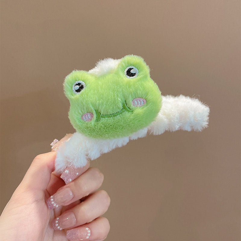 Plush Large Hair Claw Clip