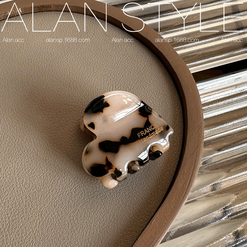 Mini Heart Acetate Hair Claw