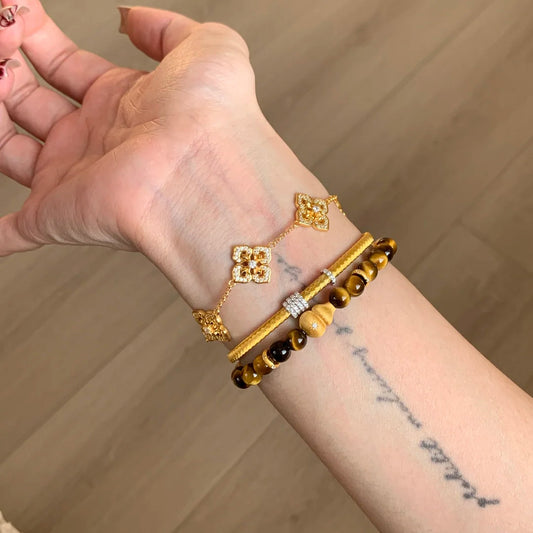 Tiger Eye Beaded Bracelet