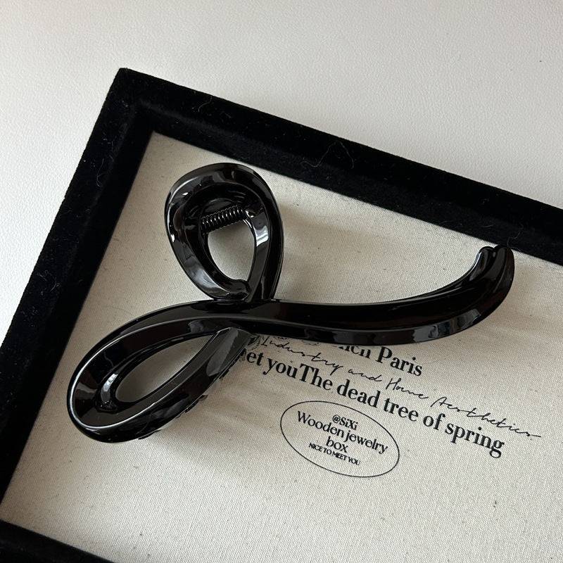 Large Hollow Hair Claw Clip