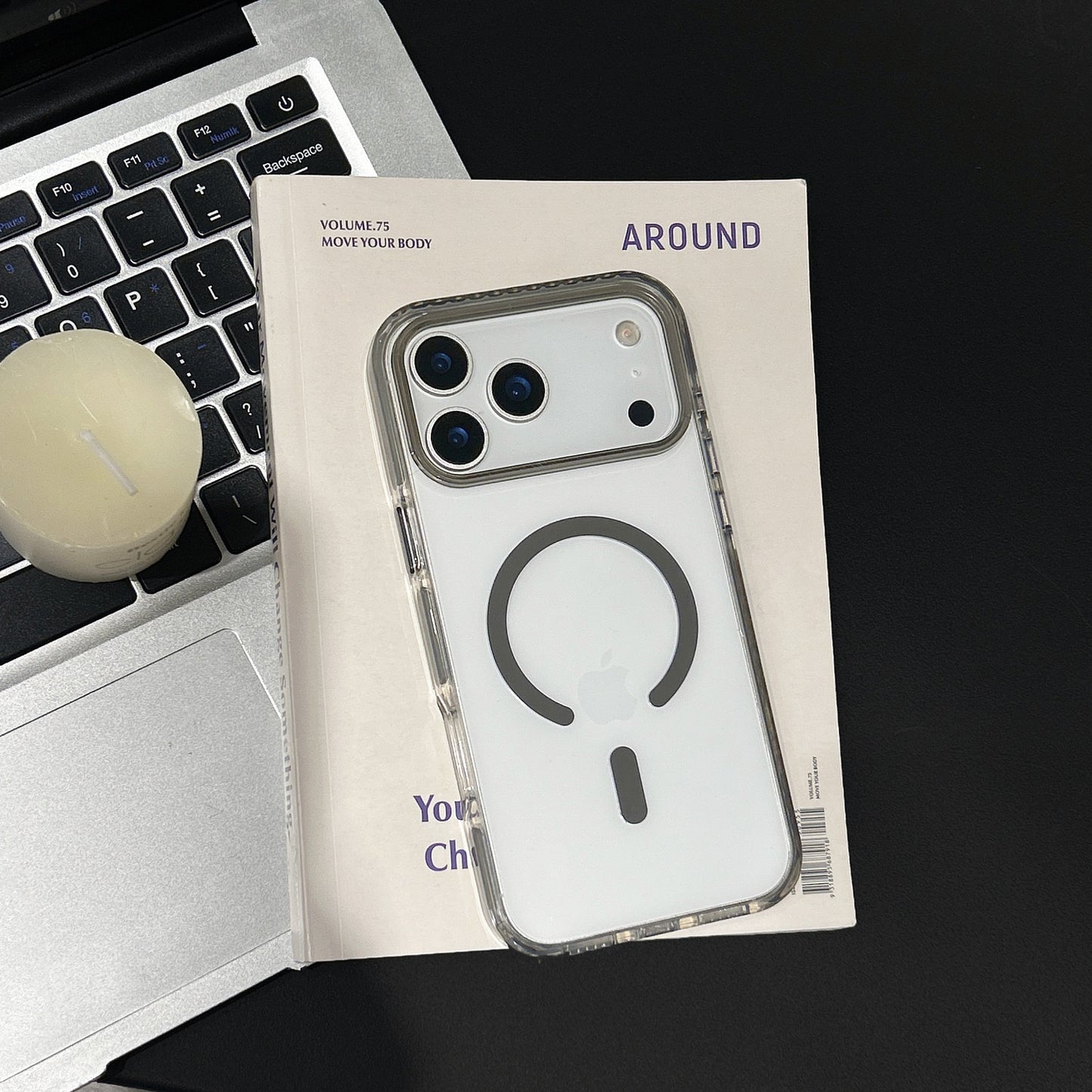 Colorful Magnetic Transparent iPhone Case