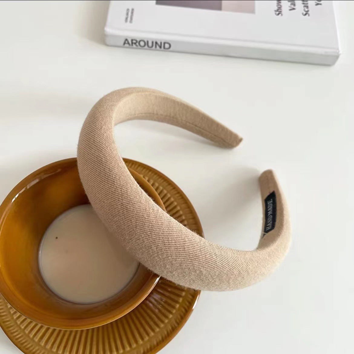 Pink Sponge High-Crown Hairband