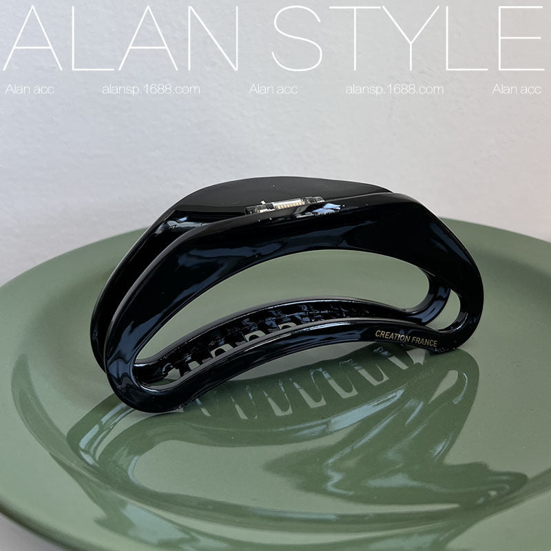 Large Tortoiseshell Acetate Hair Clip