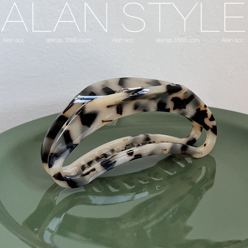 Large Tortoiseshell Acetate Hair Clip
