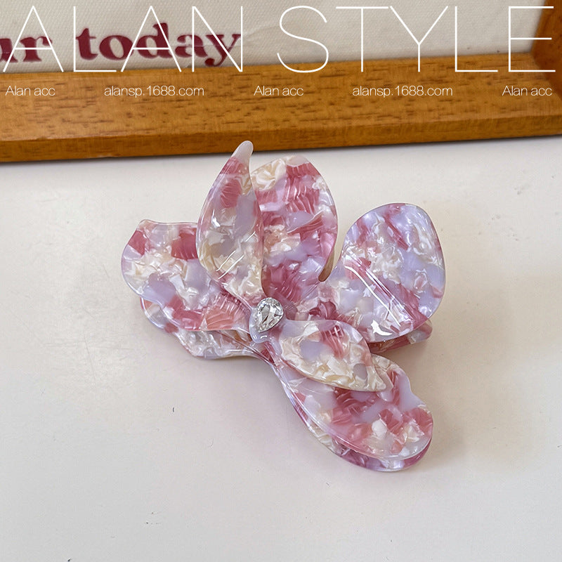 Bougainvillea Acetate Hair Clip